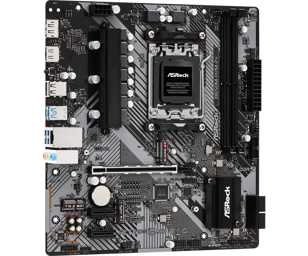 Asrock B650M H M 2 AMD Micro ATX Motherboard CNLS Electronics