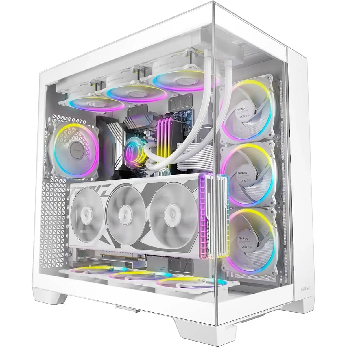 Antec Constellation C8 Gaming PC Case E-ATX Dual Chamber White - CNLS ...