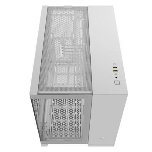 2500X Mid-Tower Dual Chamber PC Case - White - CNLS Electronics